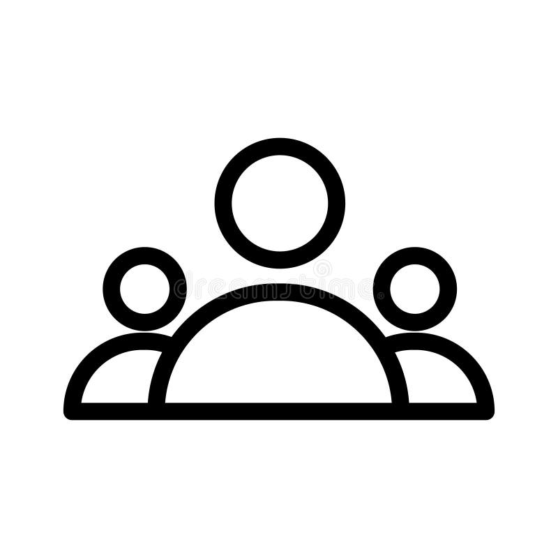 Employee line Vector icon which can easily modify or edit vector illustration.