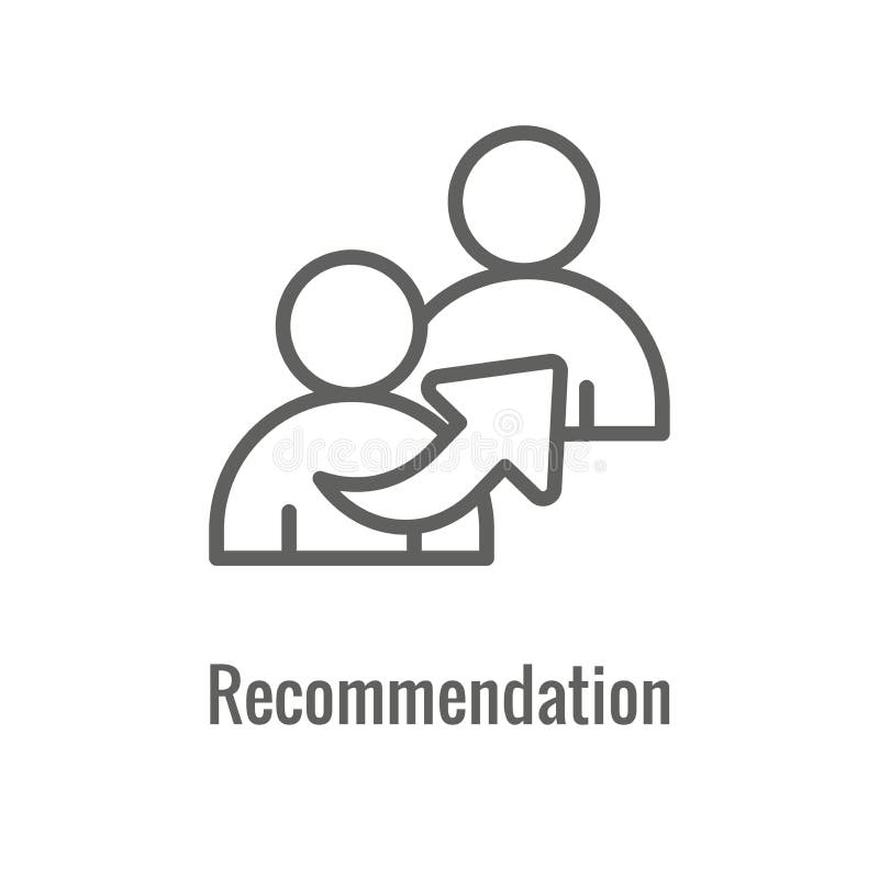 Employee Referral Process Icon - Networking, Recommendation, and reference vector illustration