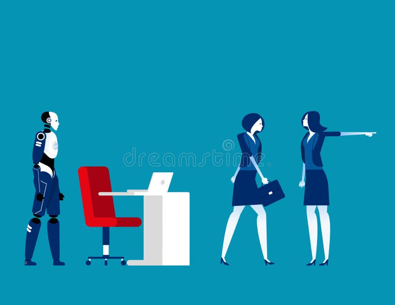 Premium Vector  Employee replacement. worker turnover stock illustration  in flat cartoon style. boss or manager transfer of employee to another  workplace, job rotation. unfair dismissal in business.