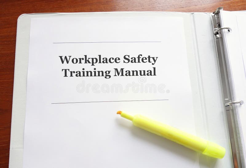 Workplace Safety Training Manual royalty free stock images