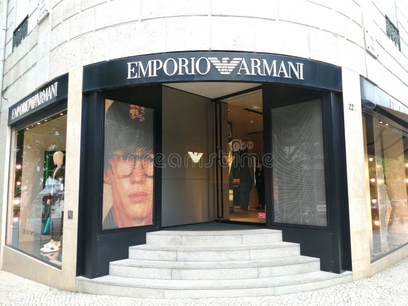 Emporio Armani store editorial stock photo. Image of store - 24193448