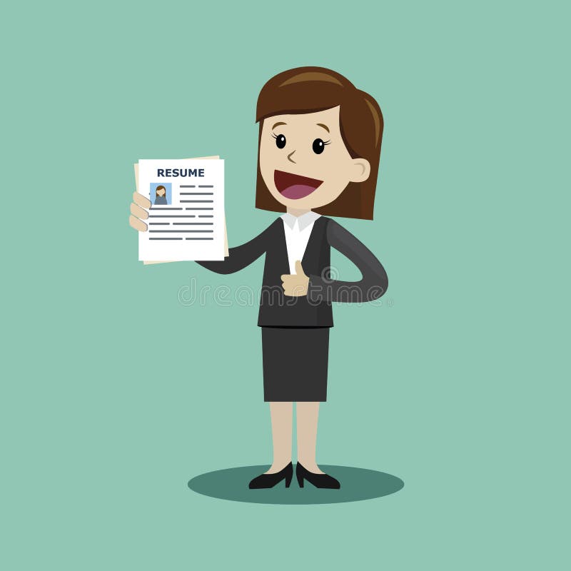 Empresaria o encargado en el curriculum vitae de la tenencia del traje para el alquiler del trabajo Hombre con halo sobre su cabe libre illustration Empresaria o encargado en el curriculum vitae de la tenencia del traje para el alquiler del trabajo Hombre con halo sobre su cabe libre illustration