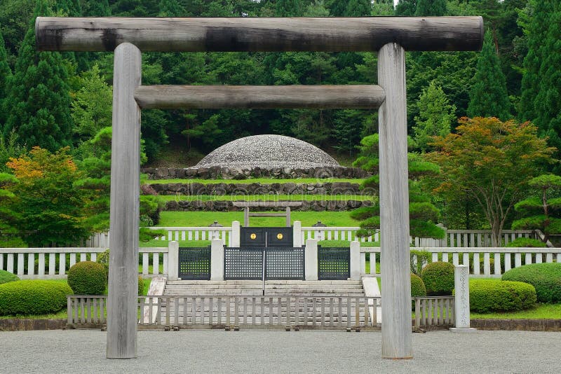 Tomb of Emperor Meiji, Kyoto, Japan Stock Photo Image of empress
