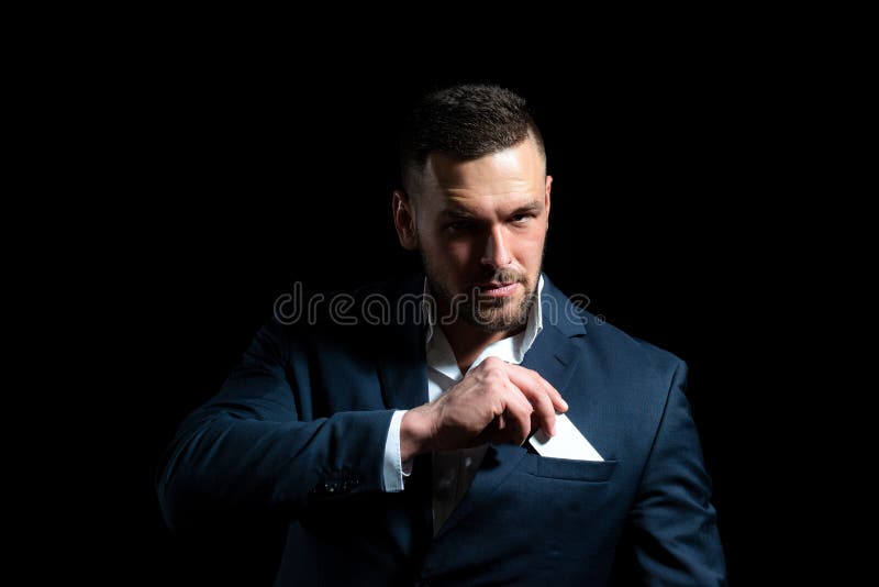 Empresário com um cartão de crédito foto de stock