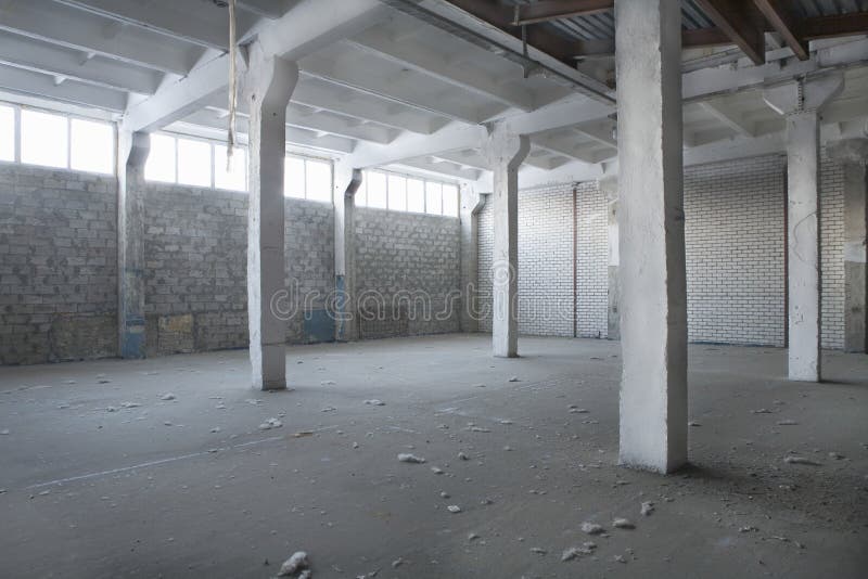 Empty Abandoned Warehouse