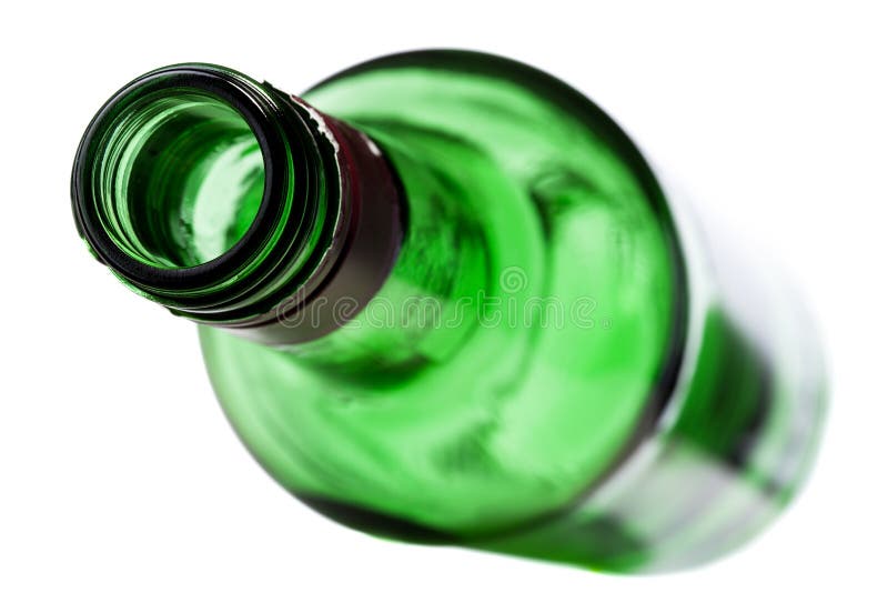 Green alcohol bottle Stock Photo by ©magraphics 60404973