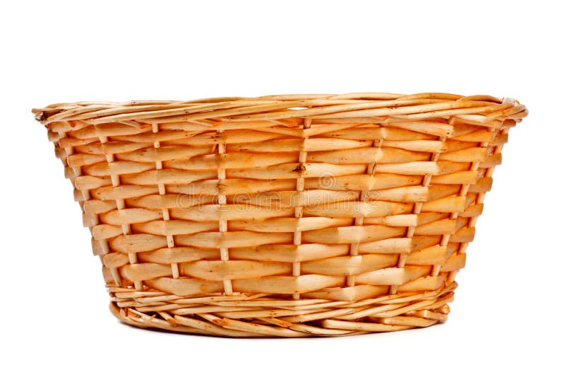 Empty basket stock image. Image of bread, single, front 17978297