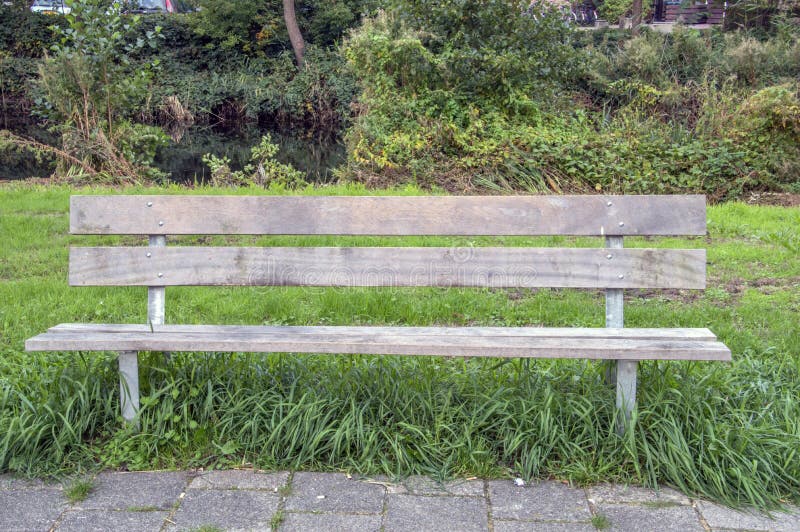 Empty Bench At Amsterdam The Netherlands 2018 Editorial Image - Image