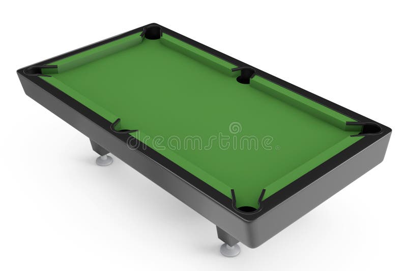 Empty Billiard table stock illustration. Illustration of professional ...