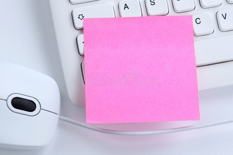 Empty blank pink notepaper note notes business concept copyspace copy space information message office.