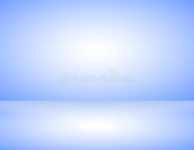 Empty blue color product showcase. Studio room background. Used as background for display your product, Vector stock illustration