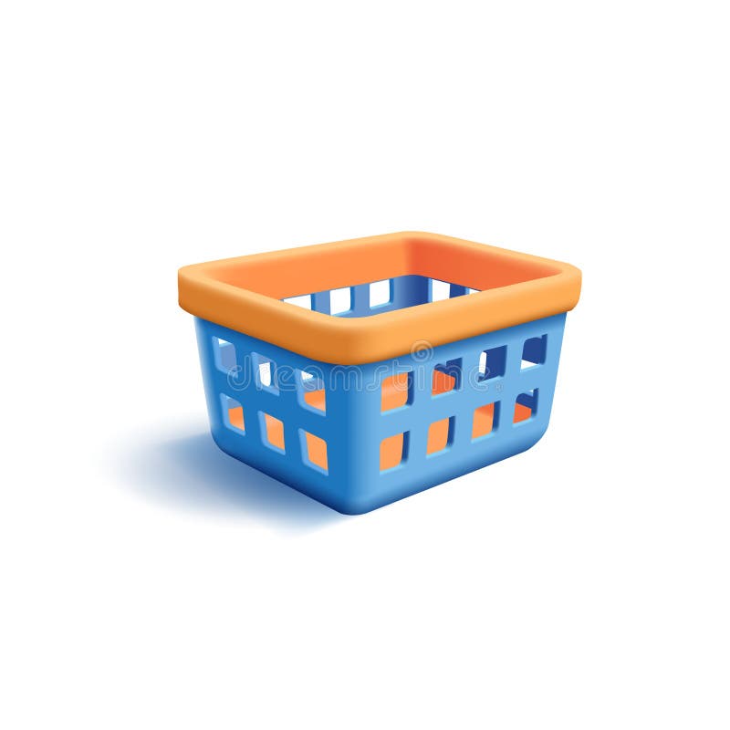Plastic Basket Clipart