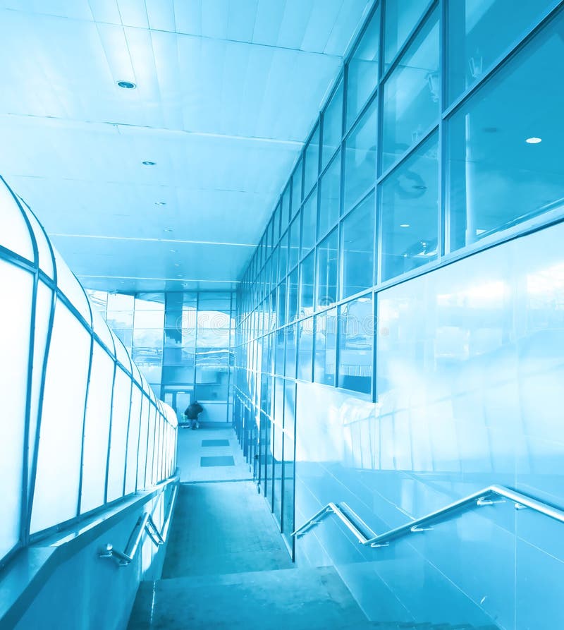 Empty blue staircase royalty free stock photography Empty blue staircase royalty free stock photography