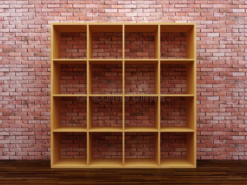 Empty bookshelf Stock Photo by Shenki 3900227