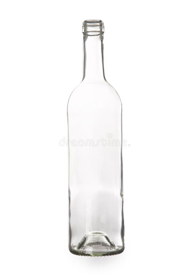 Glass Wine Bottle Empty stock image. Image of isolated 57337053