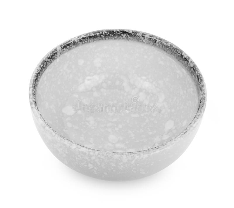 Empty Bowl Isolated on White Background Stock Image Image of