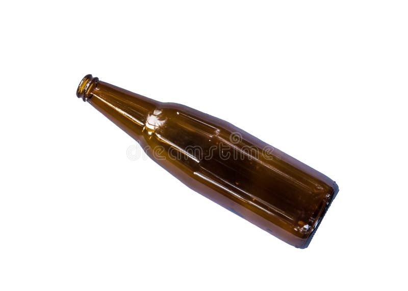 Empty Brown beer bottle stock photo. Image of refreshment 77461686