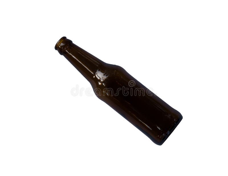 Empty Brown beer bottle stock photo. Image of liquid 77461712