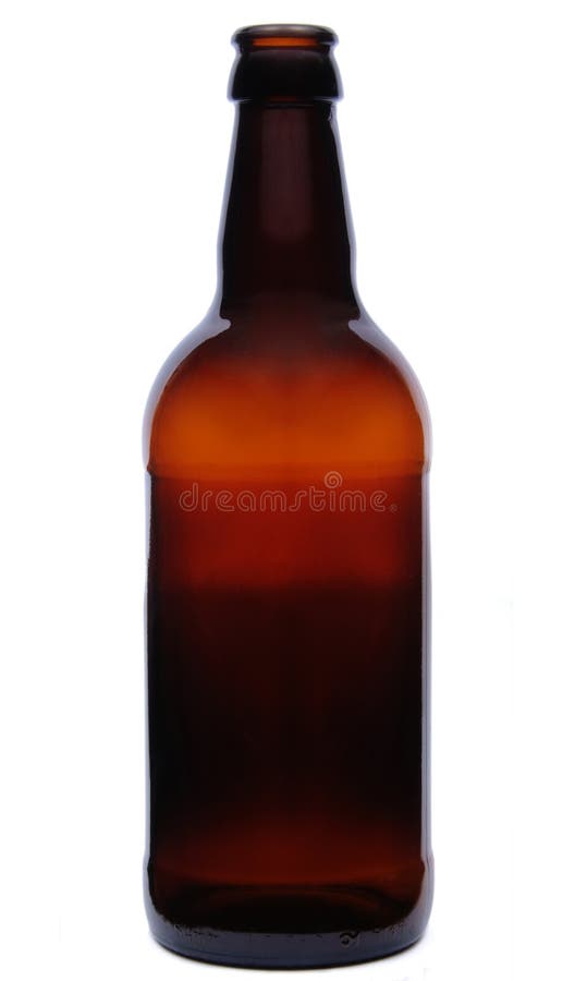 Empty Brown Beer Glass Bottle Stock Photo Image of bottle, object 18493732
