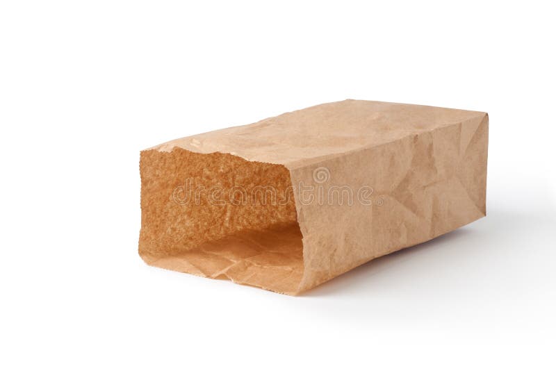 empty brown paper bag