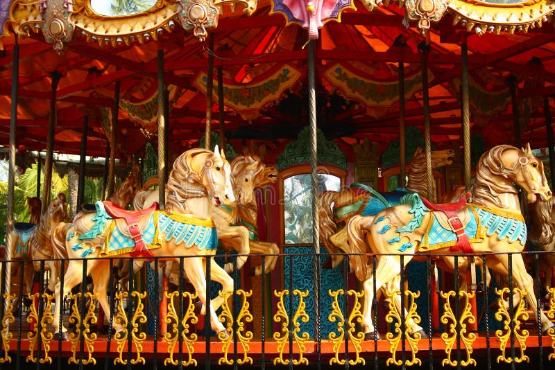 Empty Carousel Ride for Children