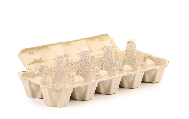 Empty carton egg box stock image. Image of gray, packing - 34701871
