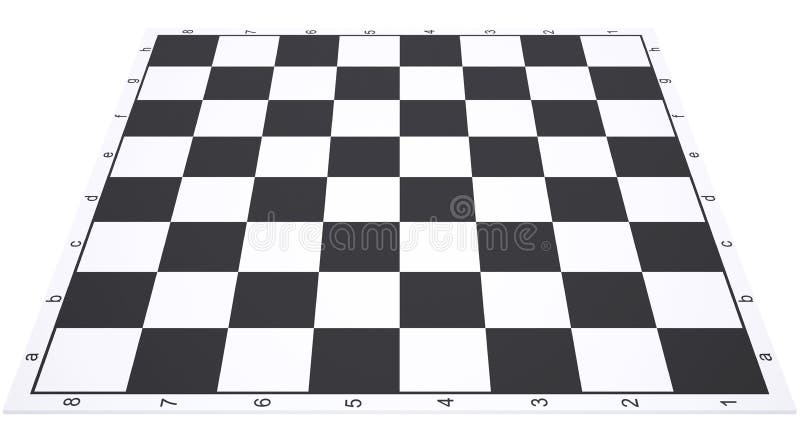 Chessboard with coordinates, isolated on white Stock Vector by ©Ravennk  102922384