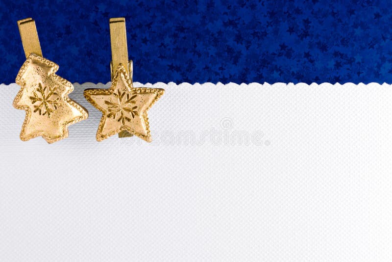 Empty christmas card