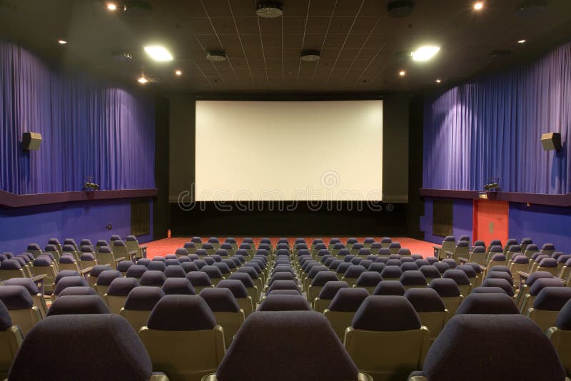 Empty cinema auditorium