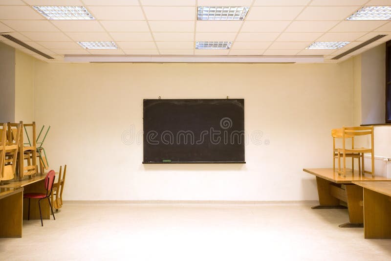 Empty classroom