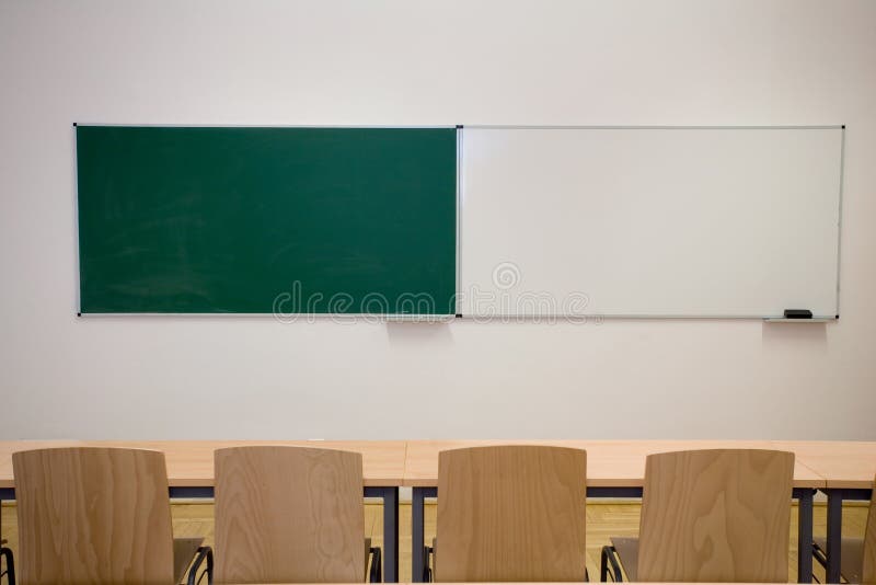 Empty classroom