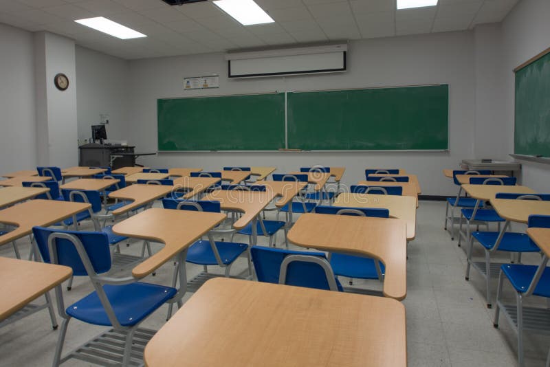 Empty Classroom royalty free stock photography Empty Classroom royalty free stock photography