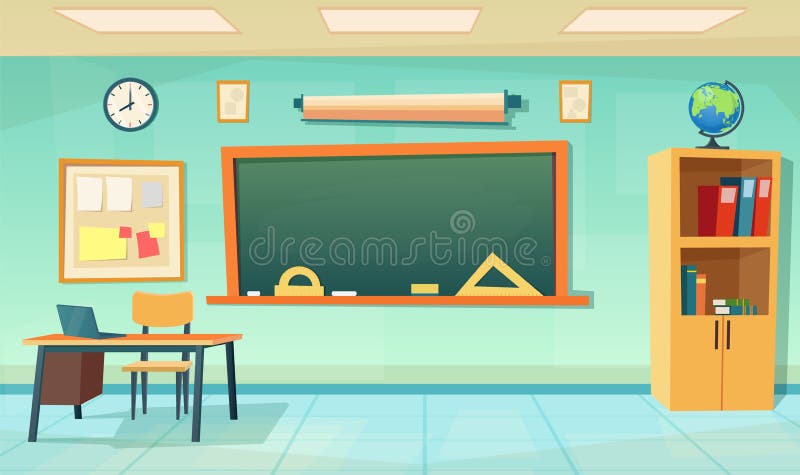 Empty Classroom. School Education Background. Stock Vector - Illustration of classroom, table: 227267347 Empty Classroom. School Education Background. Stock Vector - Illustration of classroom, table: 227267347