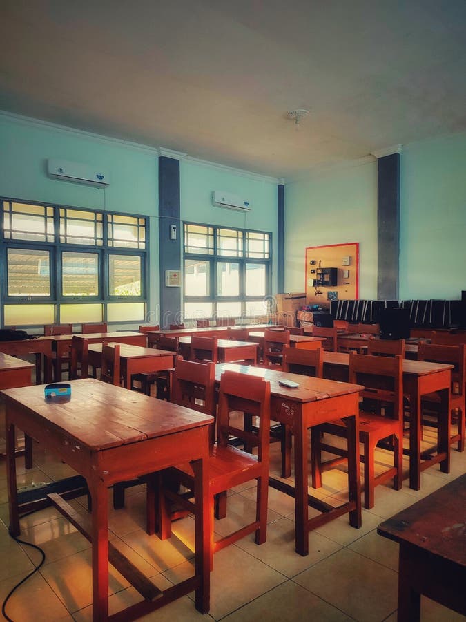 The Empty Classroom without Students Stock Photo - Image of chair