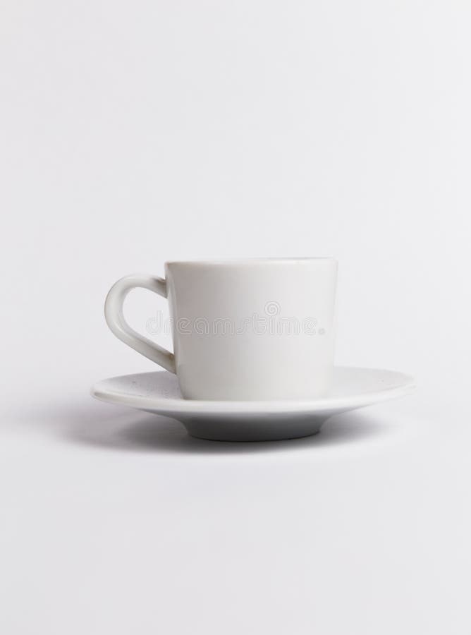 Empty Coffee Cup or Coffee Mug Isolated on White Background Stock Image