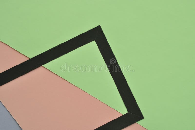 Purple, pink and green color papers stock photography