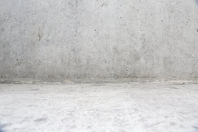 Empty Concrete Wall with Floor Edge and Corner Stock Photo Image of