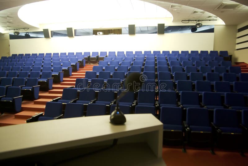 Empty conference hall