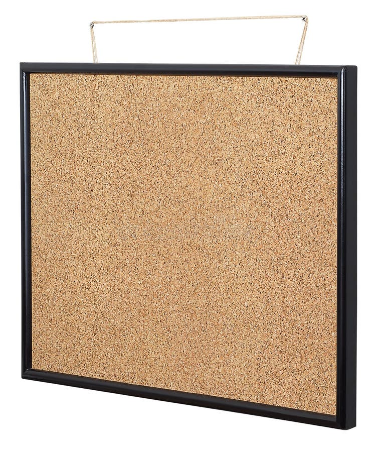 Empty cork board. stock image. Image of attach, board 27177153