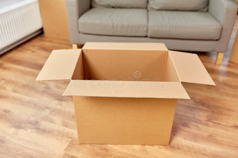 Empty Corrugated Bottle Box Stock Image Image of juice, compartments