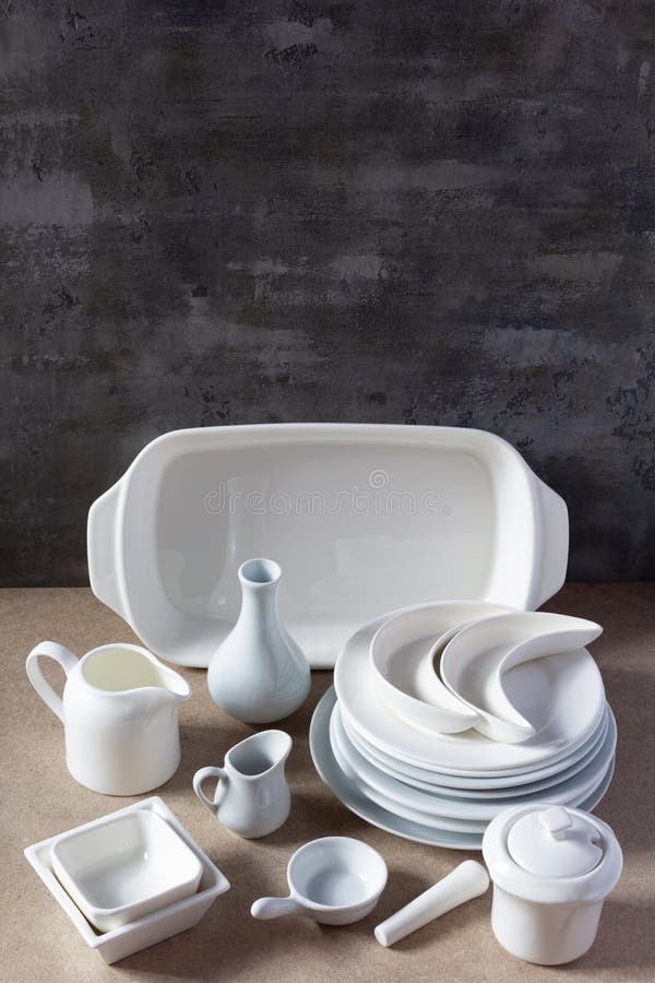 Clean dishes and cups stock image. Image of food, kitchenware 28471059