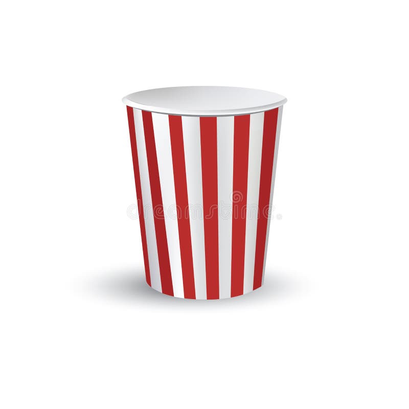 Popcorn bucket stock illustration. Illustration of cinema - 168523175