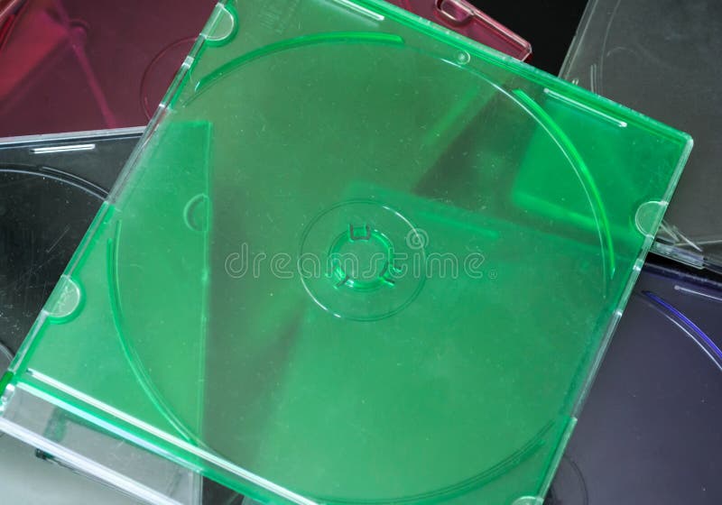 Empty Bluray Disc Case with 3D Glasses in Front Stock Photo Image of
