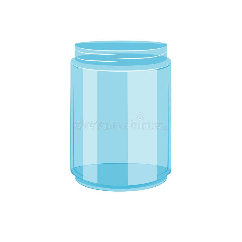 An Empty Glass Jar without a Lid. Vector Illustration in the Flat Cartoon Style on a White Background in Isolation Stock Vector - Illustration of clear, container: 229523384 An Empty Glass Jar without a Lid. Vector Illustration in the Flat Cartoon Style on a White Background in Isolation Stock Vector - Illustration of clear, container: 229523384