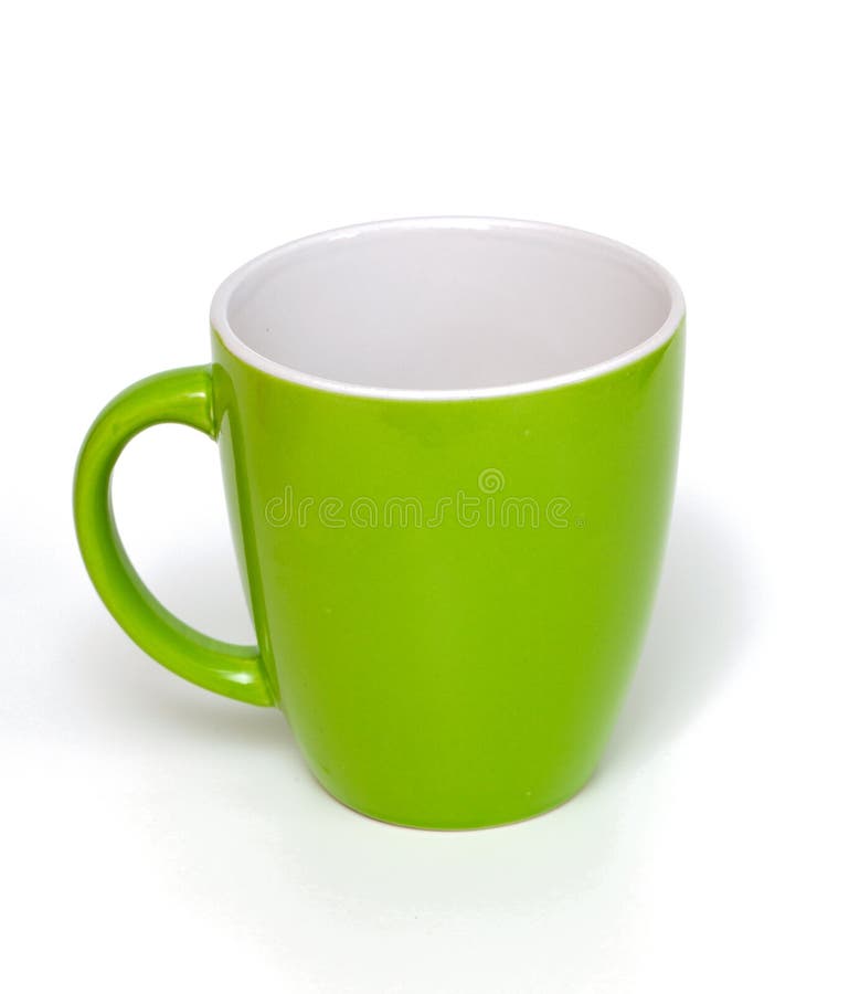 Empty green cup stock images Empty green cup stock images