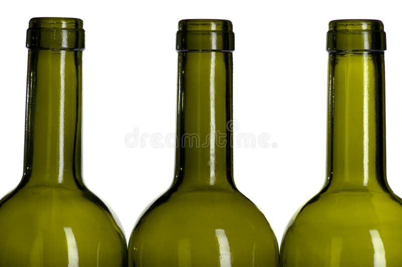 Empty Green Wine Bottle Macro Stock Photo Image of empty, alcohol