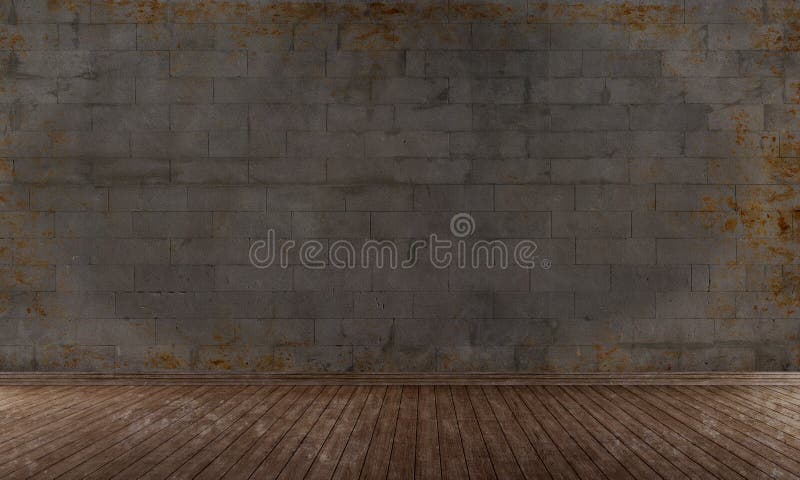 Empty grunge interior stock illustration. Illustration of wall - 25062927