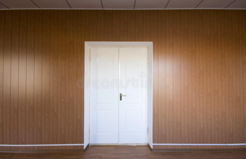 Empty hospital hall stock image