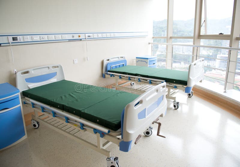 Empty hospital room royalty free stock photo