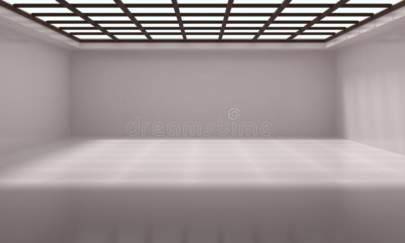 Empty Living Room vector illustration